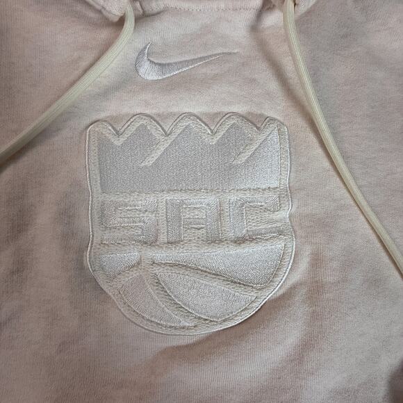 Nike NBA Sacramento Kings Hoodie XL SAC Crown Logo Standard Issue Pullover - Picture 5 of 8